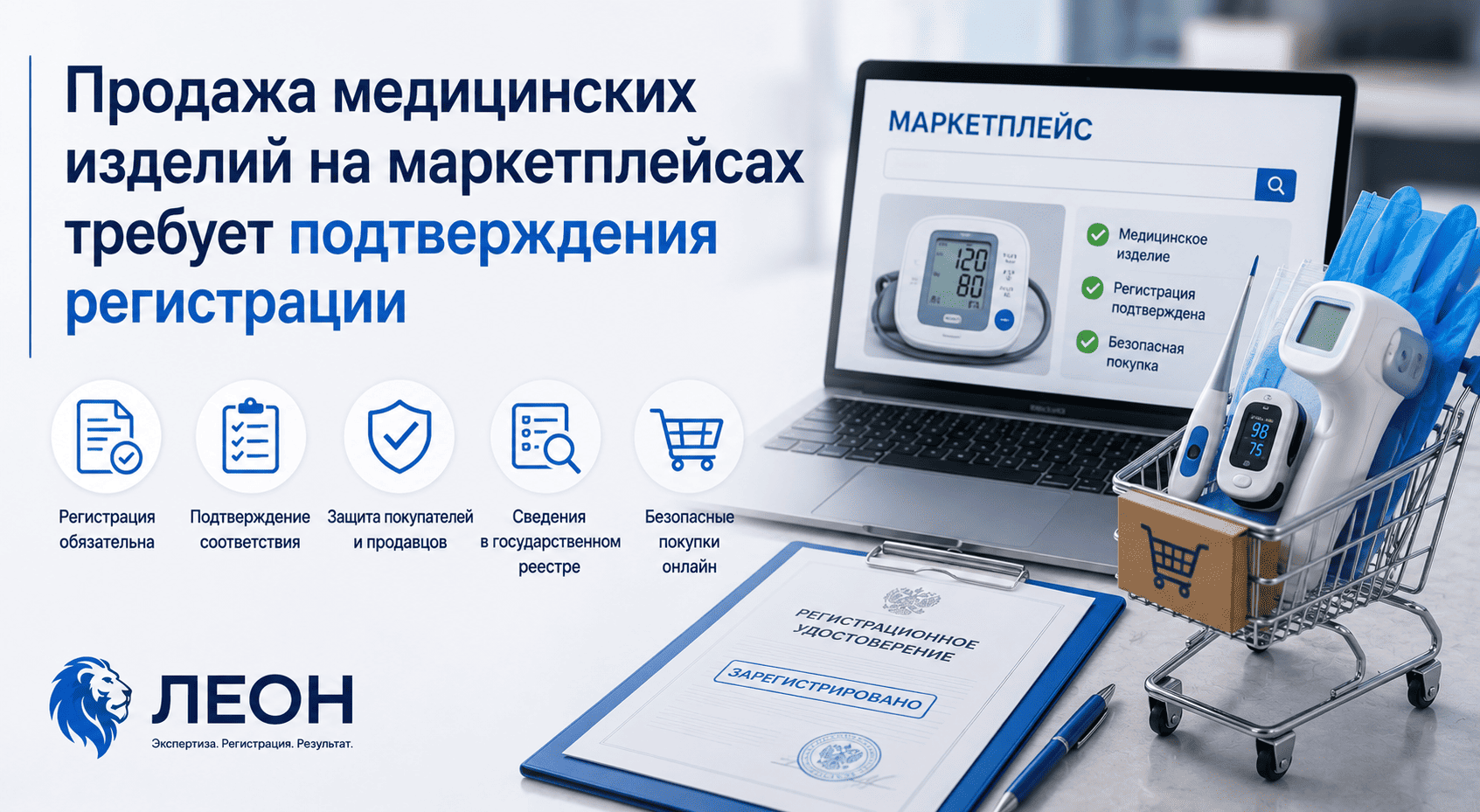 Продажа медицинских изделий на маркетплейсах требует подтверждения регистрации
