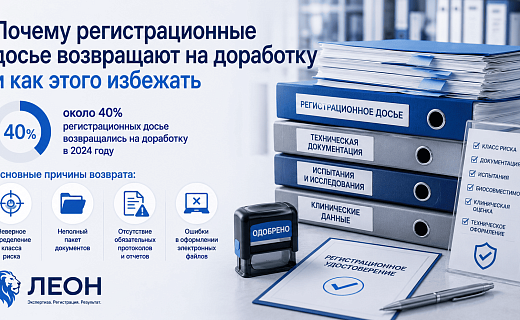 Почему регистрационные досье возвращают на доработку и как этого избежать